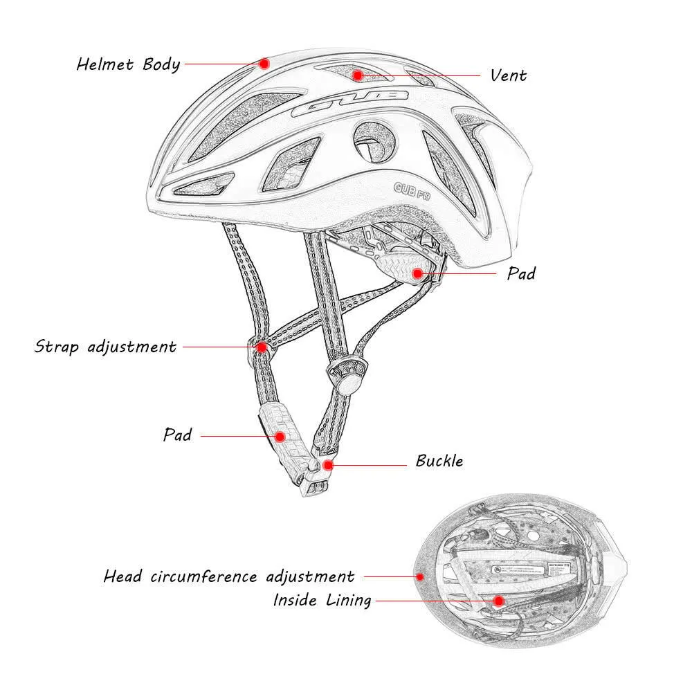 22 Vents Super Lightweight Protective Bicycle Mountain Bike Road Bike Helmet for Cycling Mountain Racing Skateboarding Adjustable