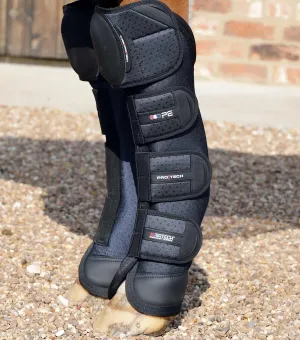 Airtechnology Knee Pro-Tech Horse Travel Boots Navy