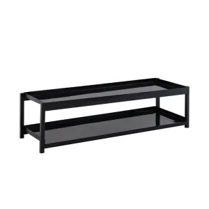 Ashoka Industrial Compact 10.75" 6-Pair 2-Tier Iron Shoe Rack