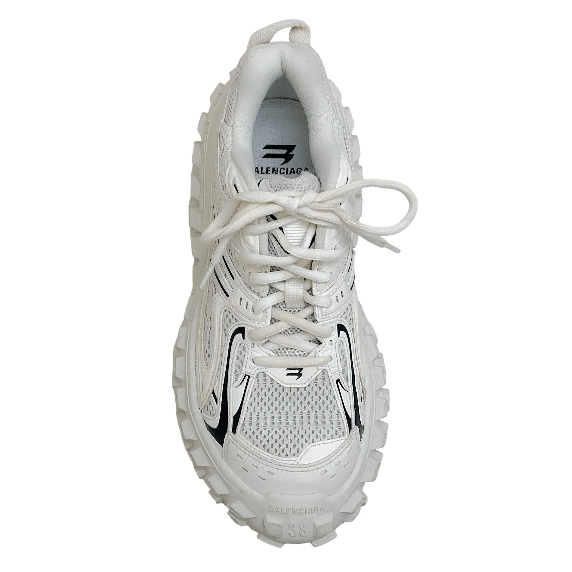 Balenciaga Eggshell Rubber / Mesh Sneakers