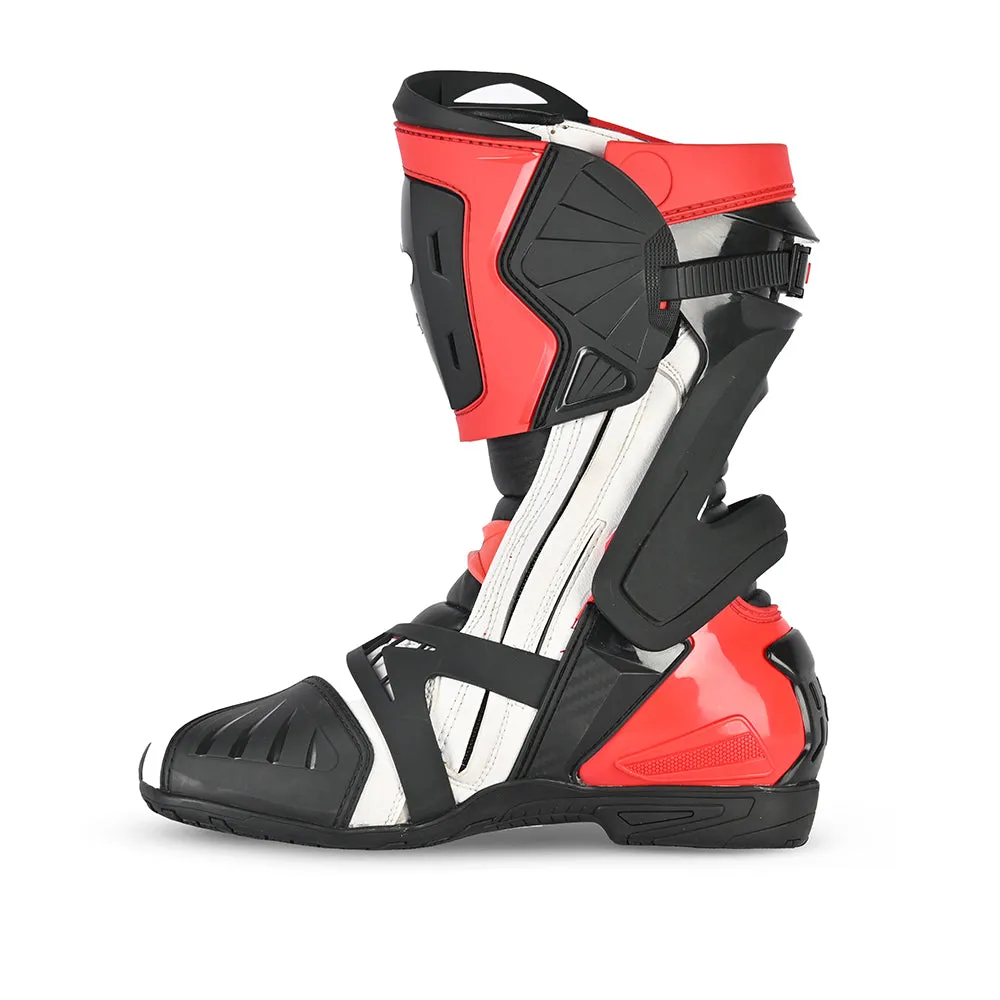 BELA Race Pro - Racing Boot - White Red Black