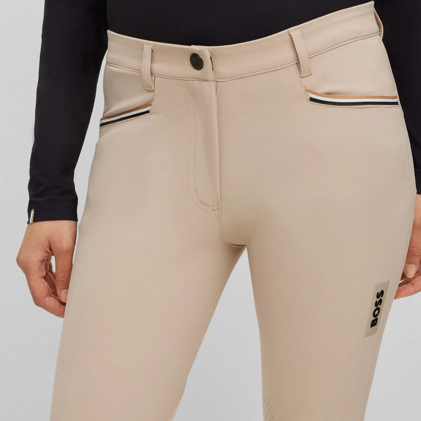 BOSS Equestrian Hazel Knee Grip Breeches - Beige