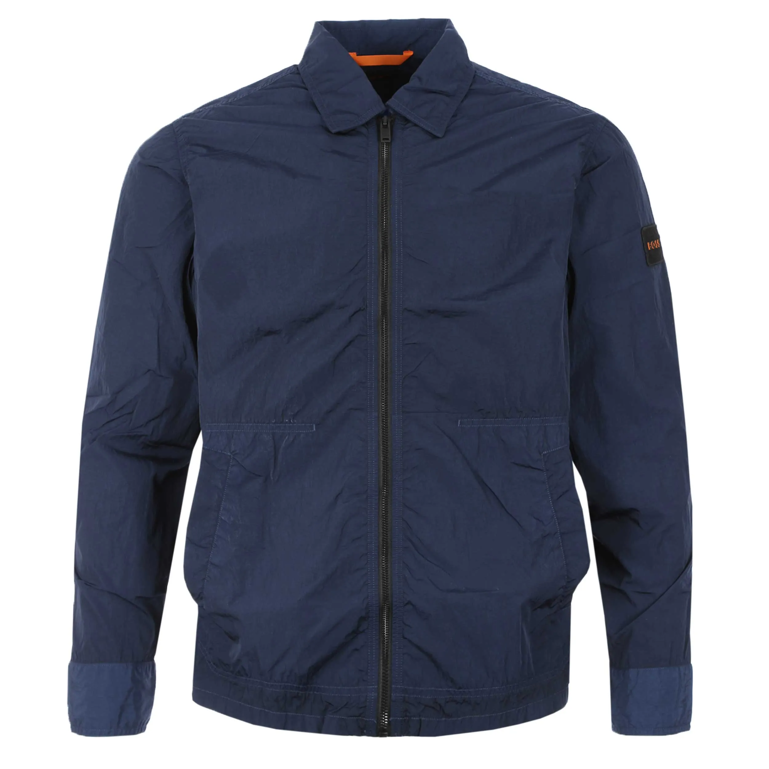 BOSS Leejay M Overshirt in Navy