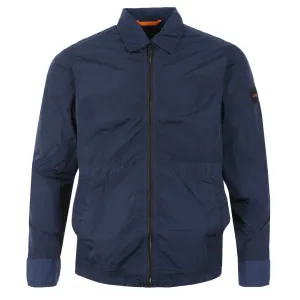 BOSS Leejay M Overshirt in Navy