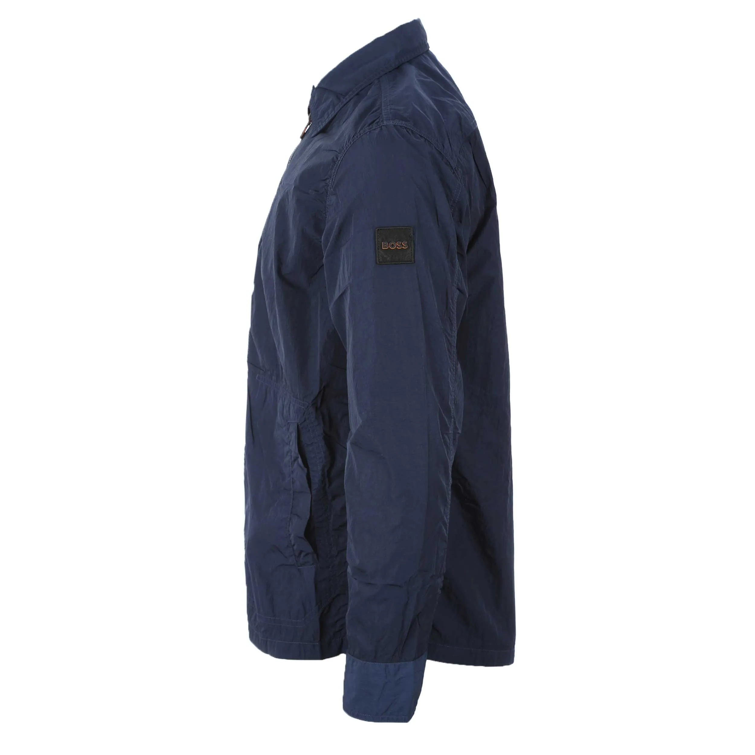 BOSS Leejay M Overshirt in Navy