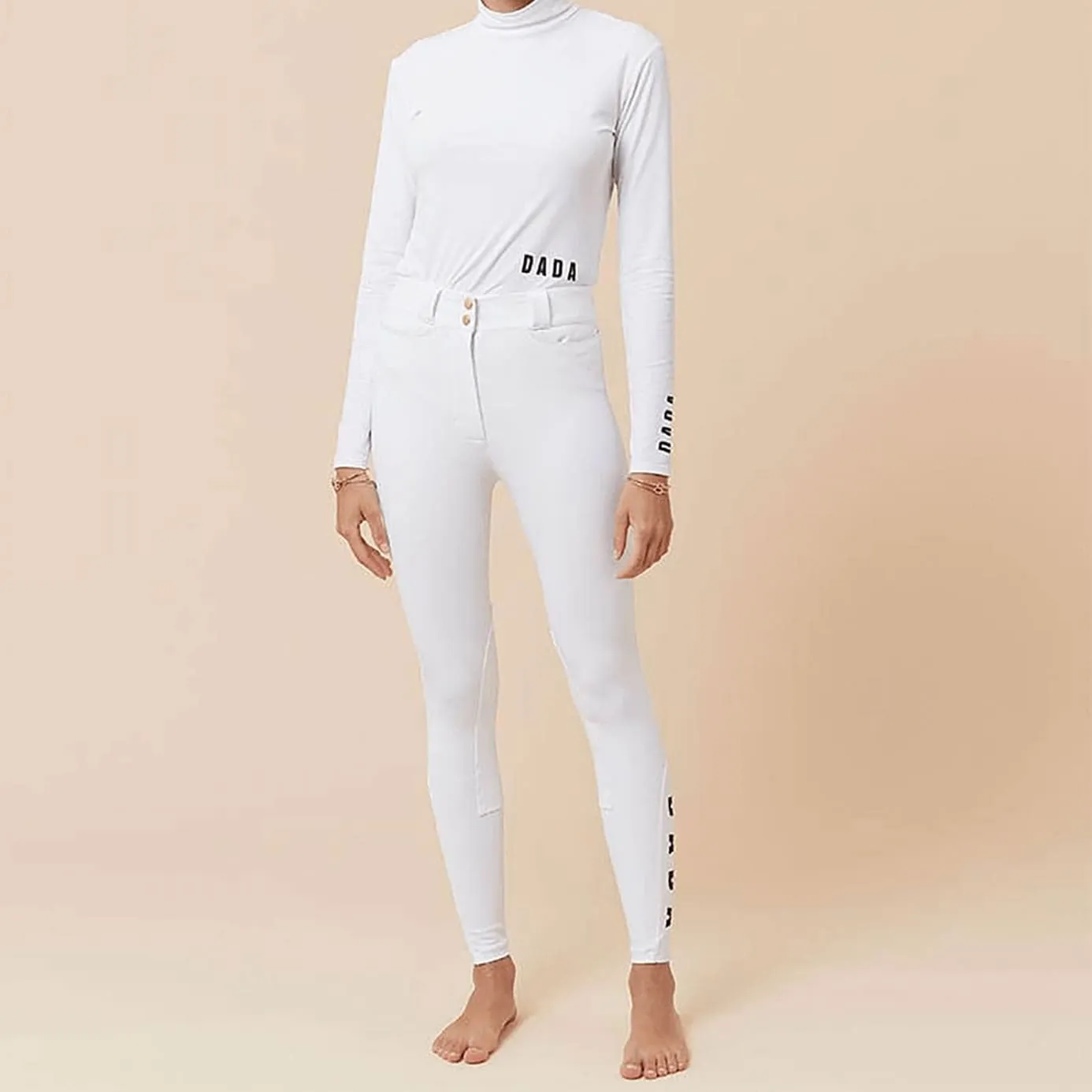 Dada Sport Chacco High Waist Breeches - White