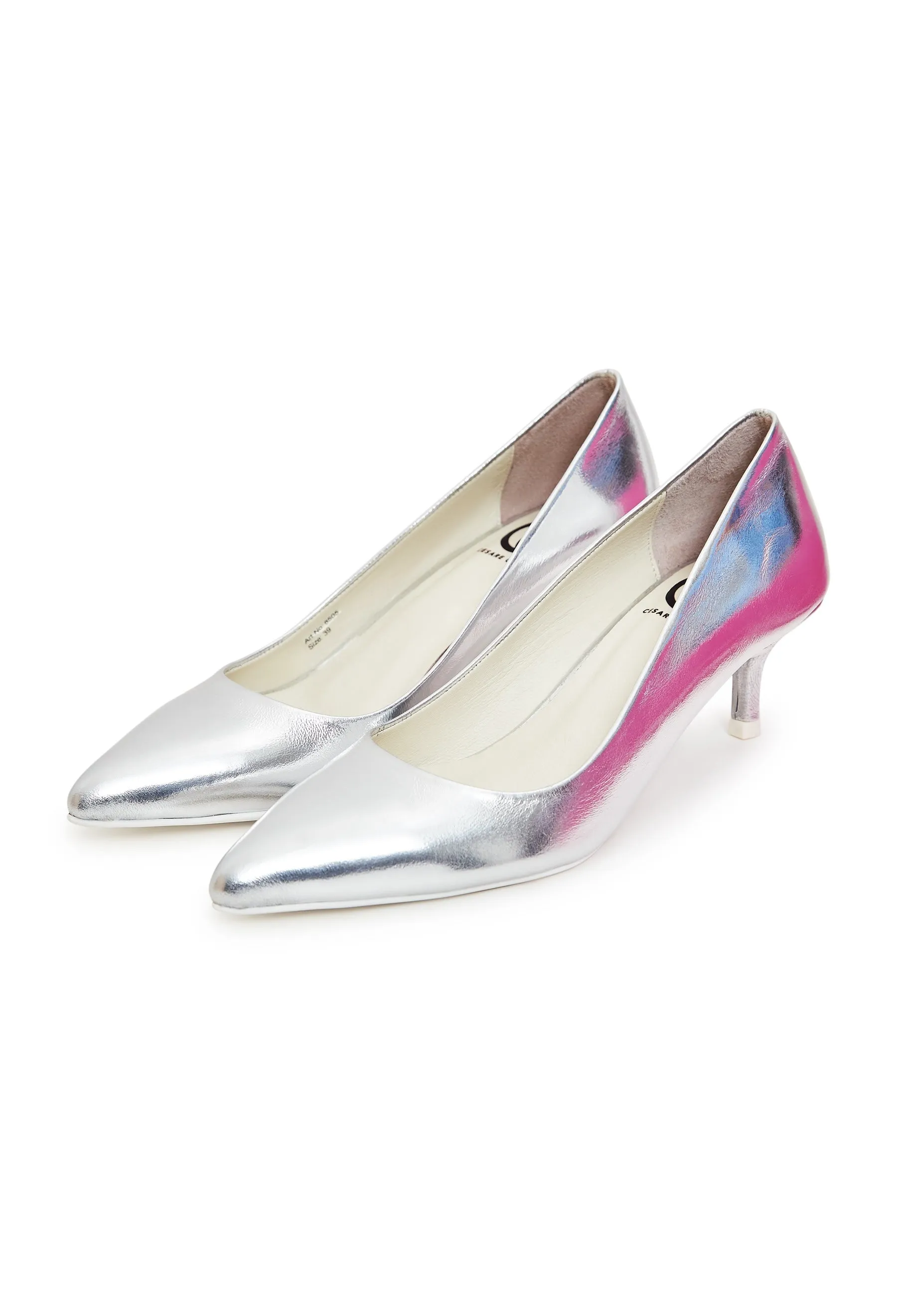 Elegant Luxe Pumps - Silver