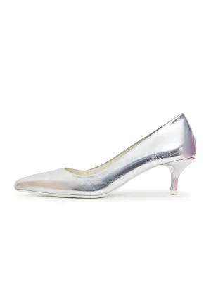 Elegant Luxe Pumps - Silver