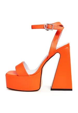 Elevated Elegance Sandals - Orange