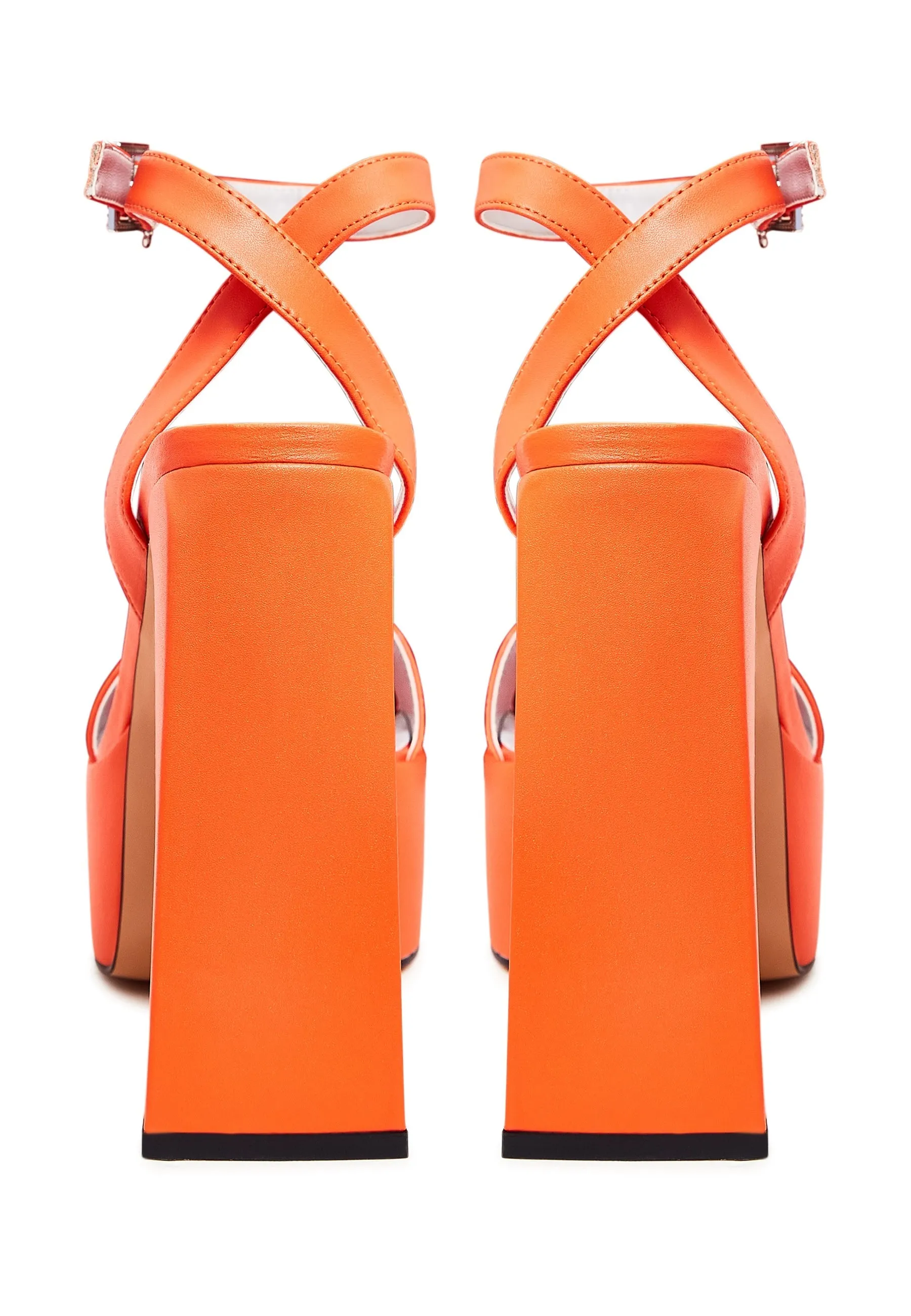 Elevated Elegance Sandals - Orange