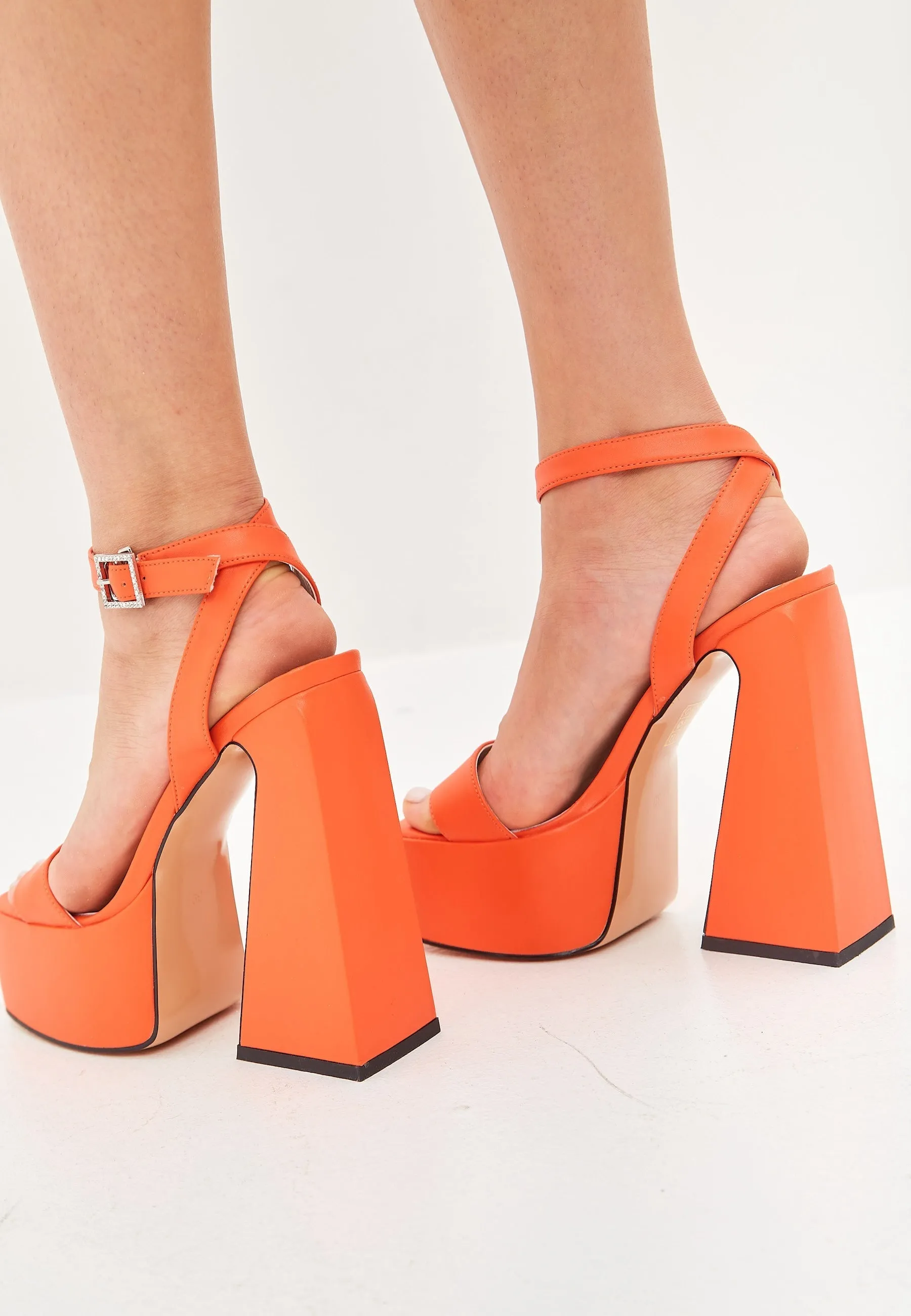 Elevated Elegance Sandals - Orange