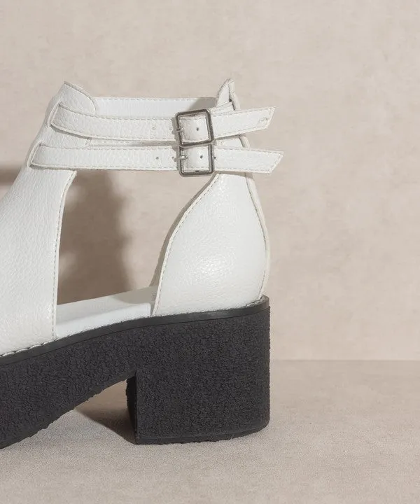 Elizabeth - Platform Strapped Sandal