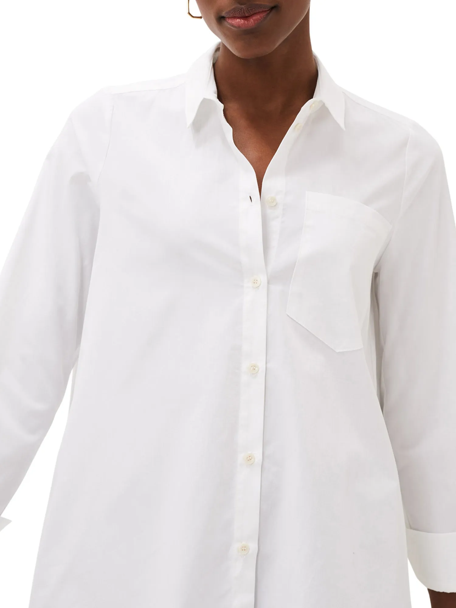 Emme Longline Cotton Shirt