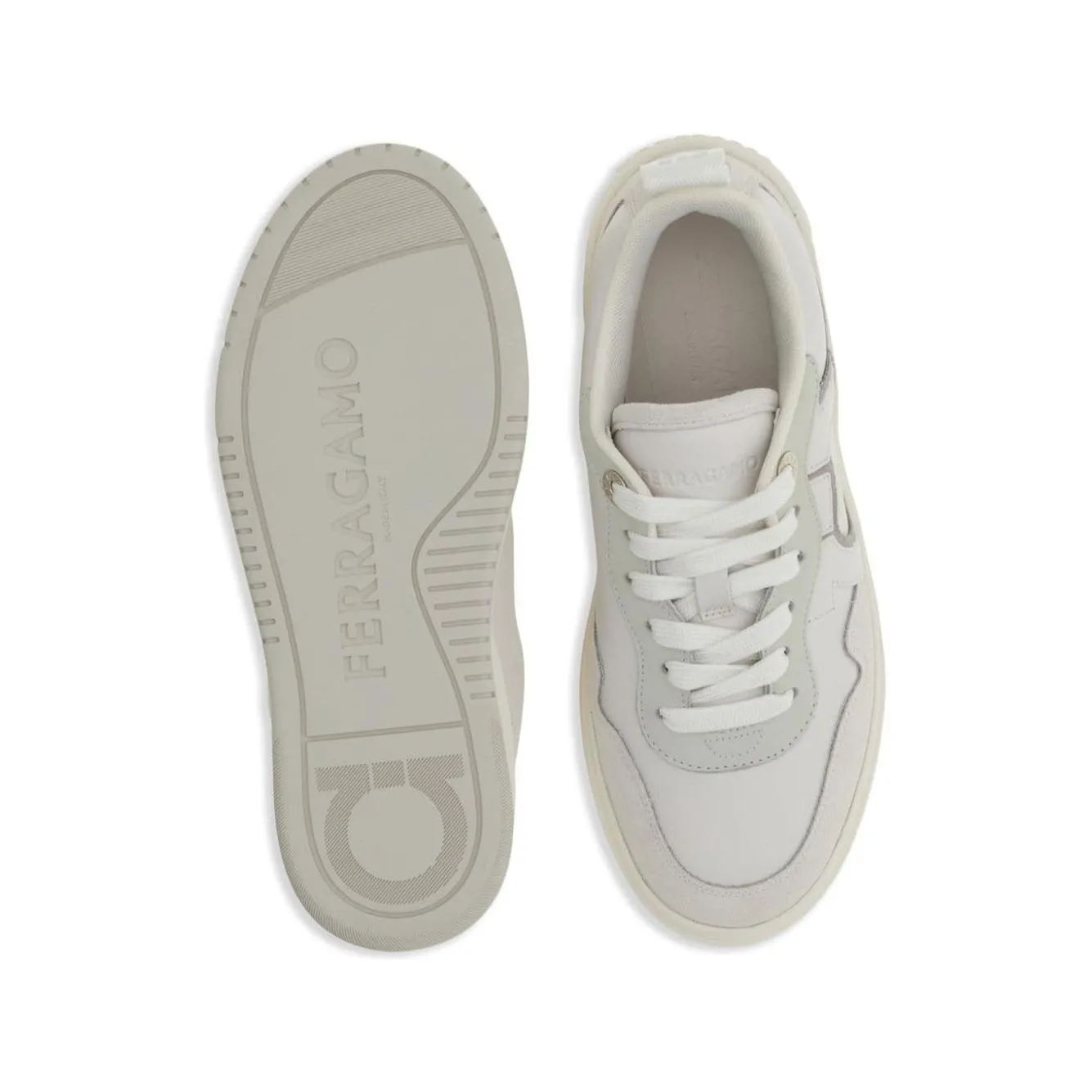 Ferragamo Sneakers Leather White