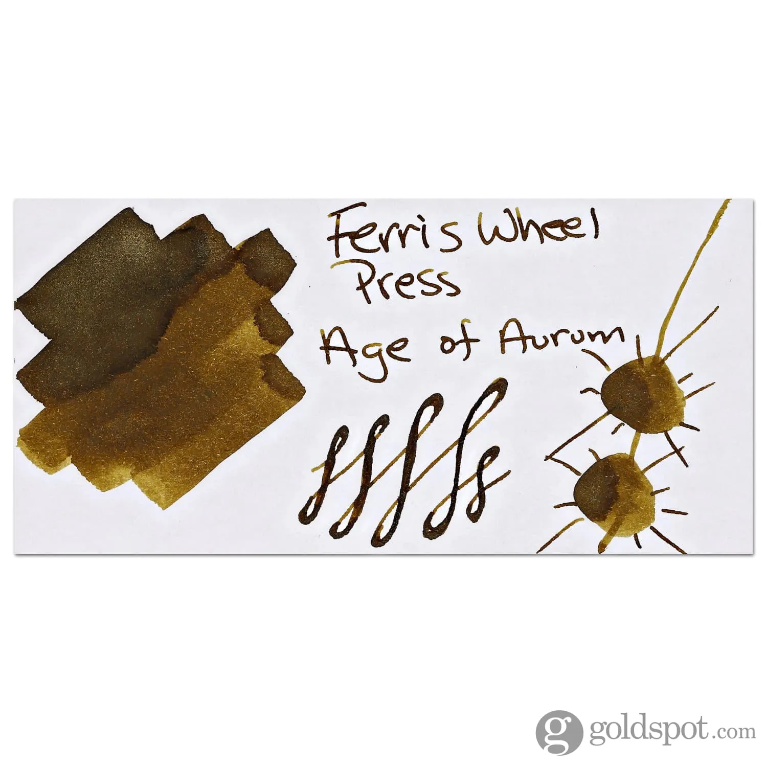 Ferris Wheel Press Bottled Ink in Age of Aurum - 20 mL