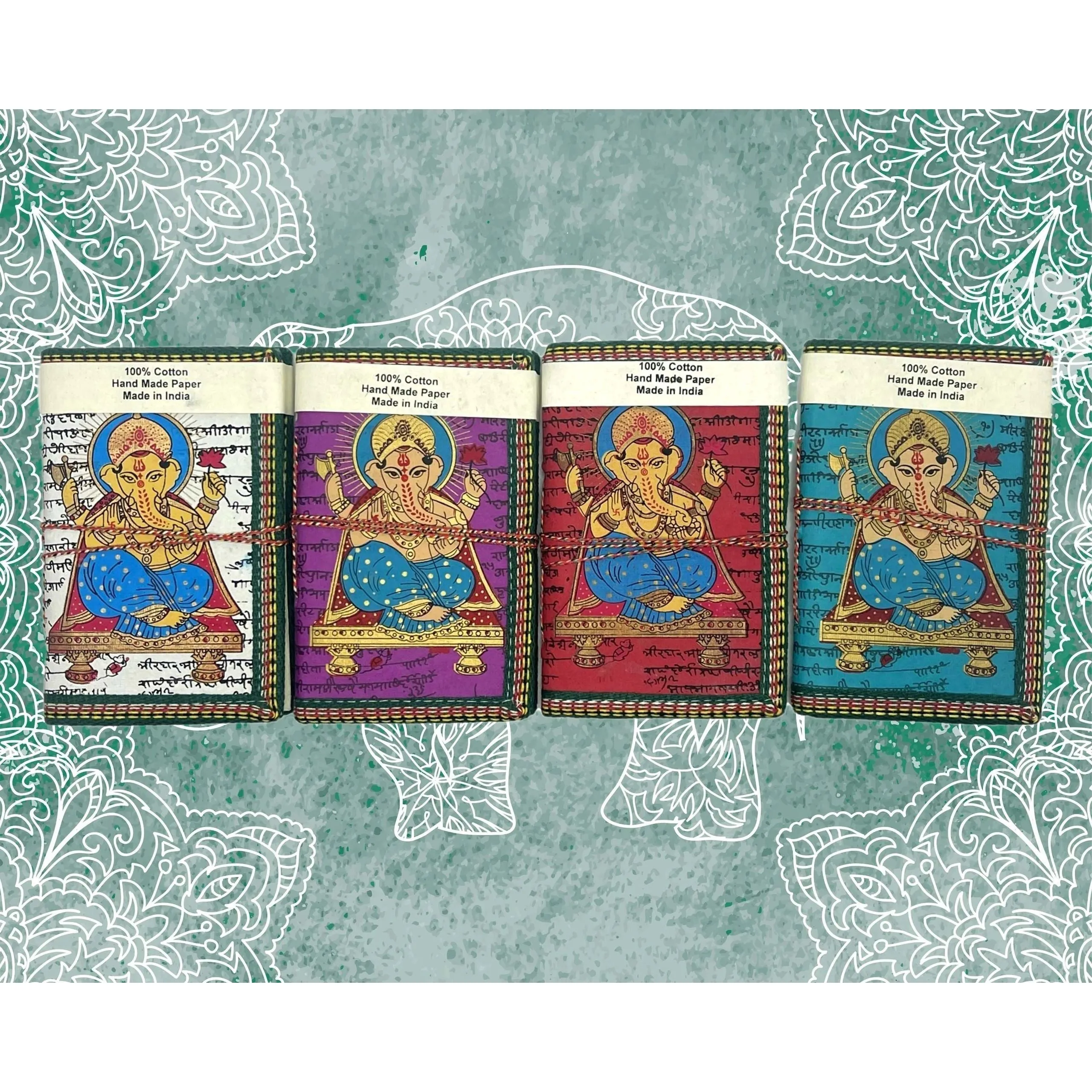 Handmade Ganesh Cloth Journal