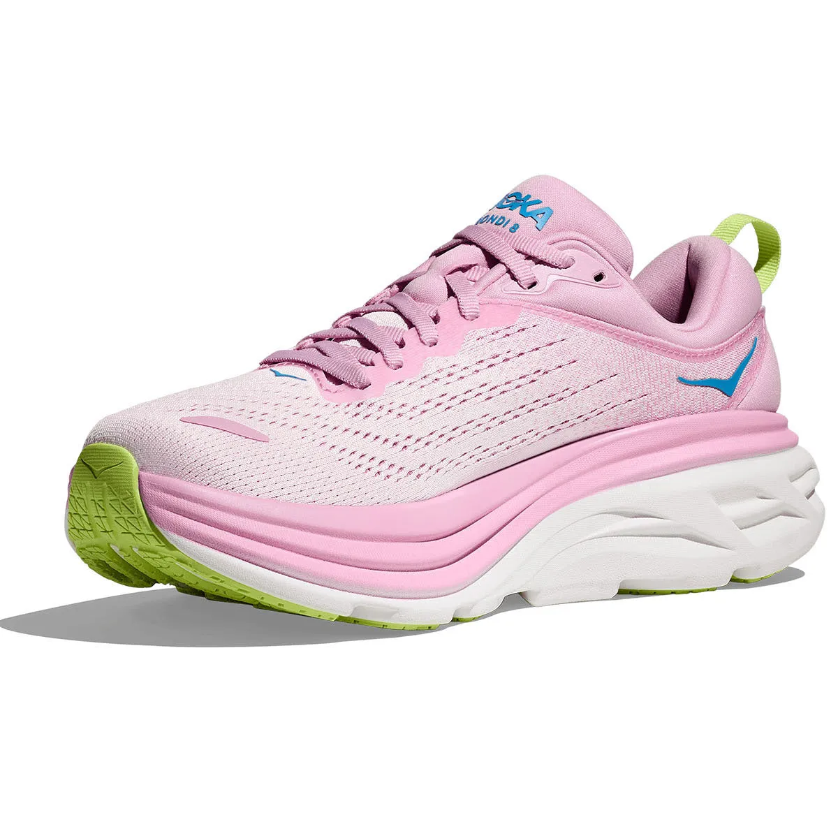 Hoka Bondi 8 Running Shoes - Womens - Pink Twilight/Waterpark