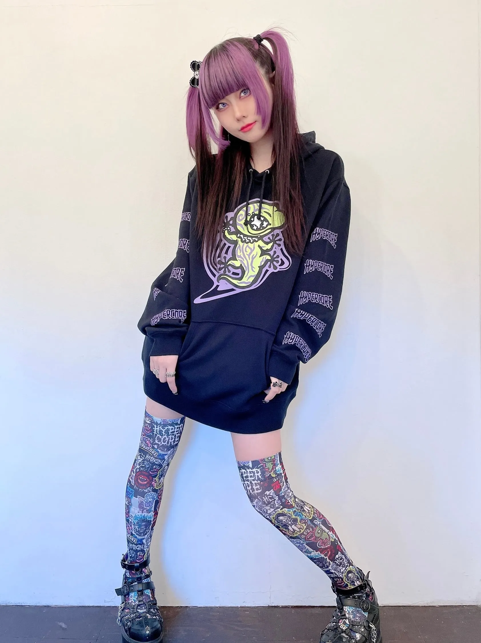 Hypercore "Stickers" knee high socks