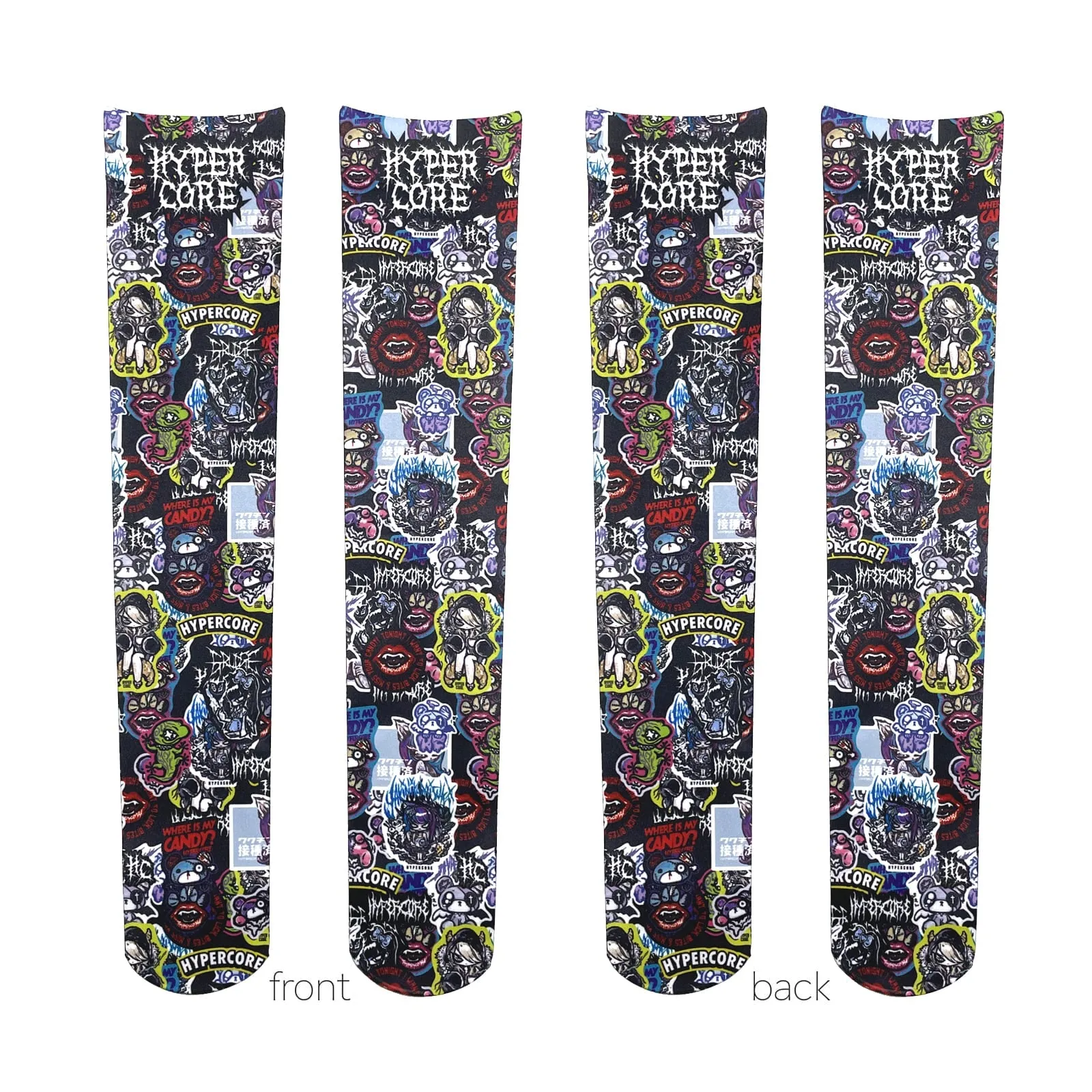 Hypercore "Stickers" knee high socks