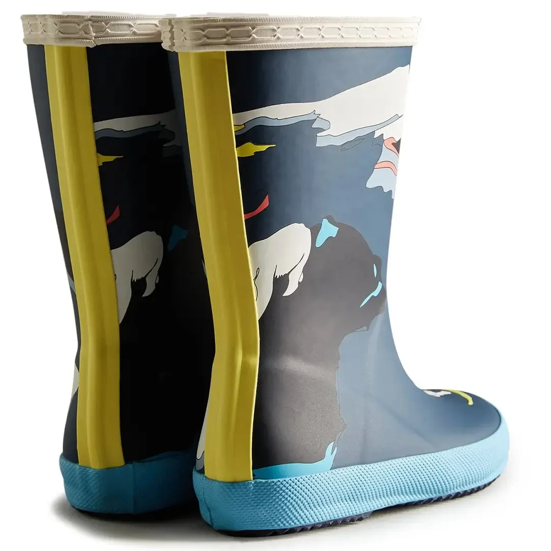 Iceberg Children's Wellington Boots - Navy by Hunter