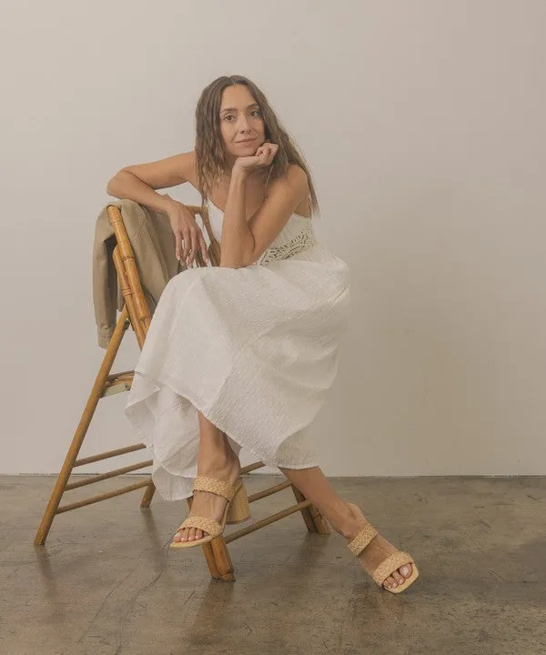 Kayla - Raffia Sandal Heel