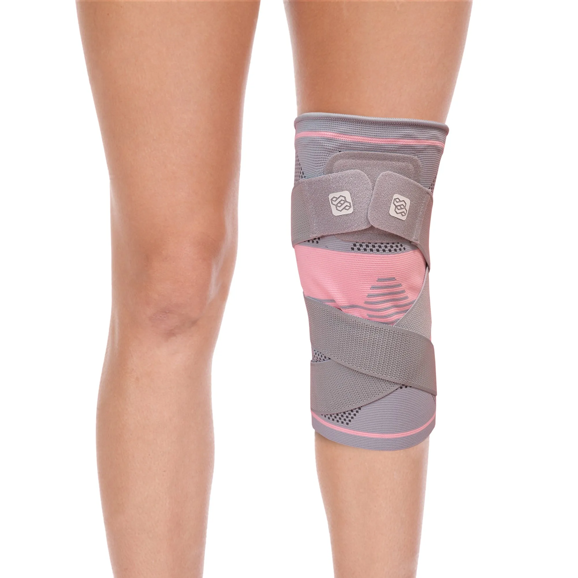 Knee Brace Sleeve with Strap Compression