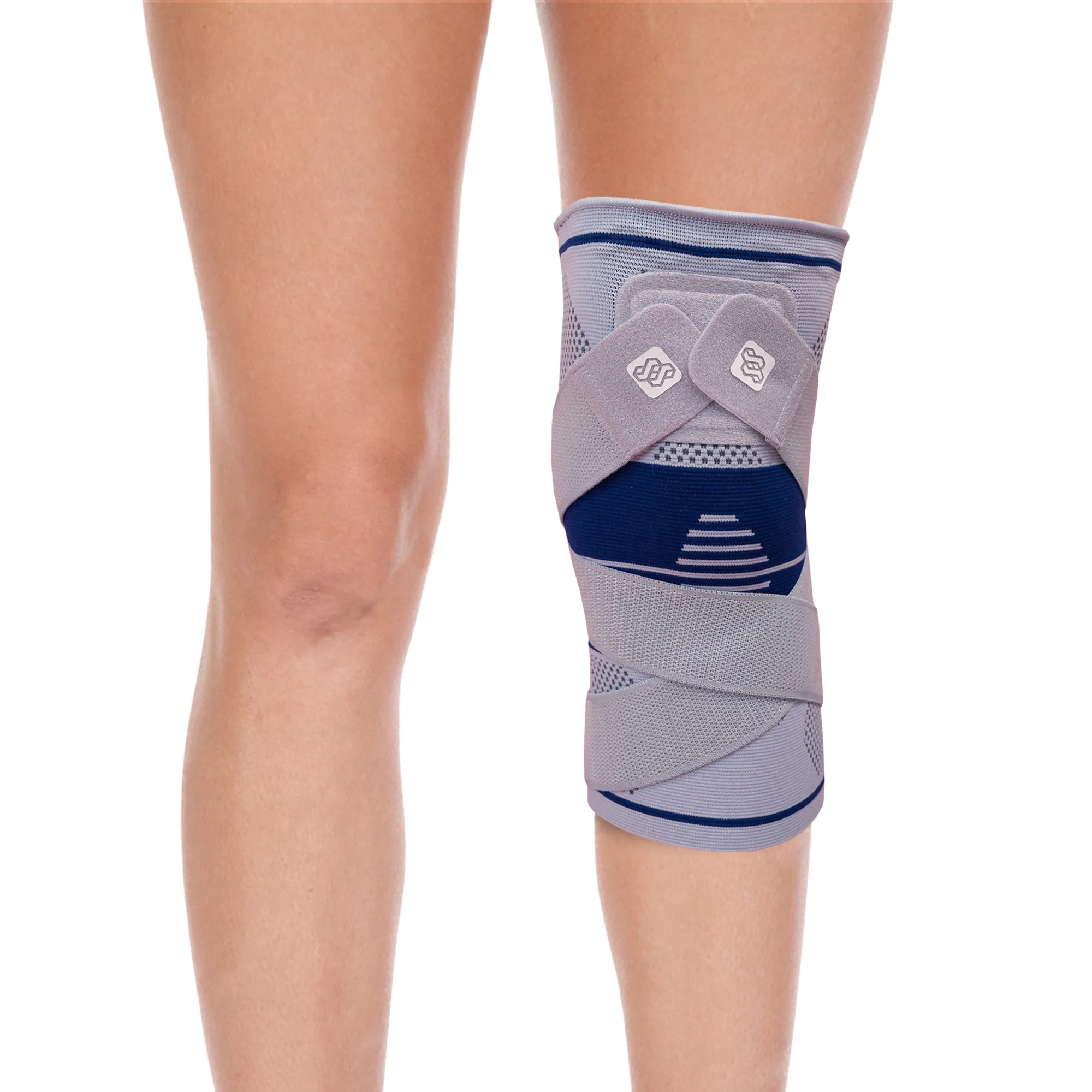 Knee Brace Sleeve with Strap Compression