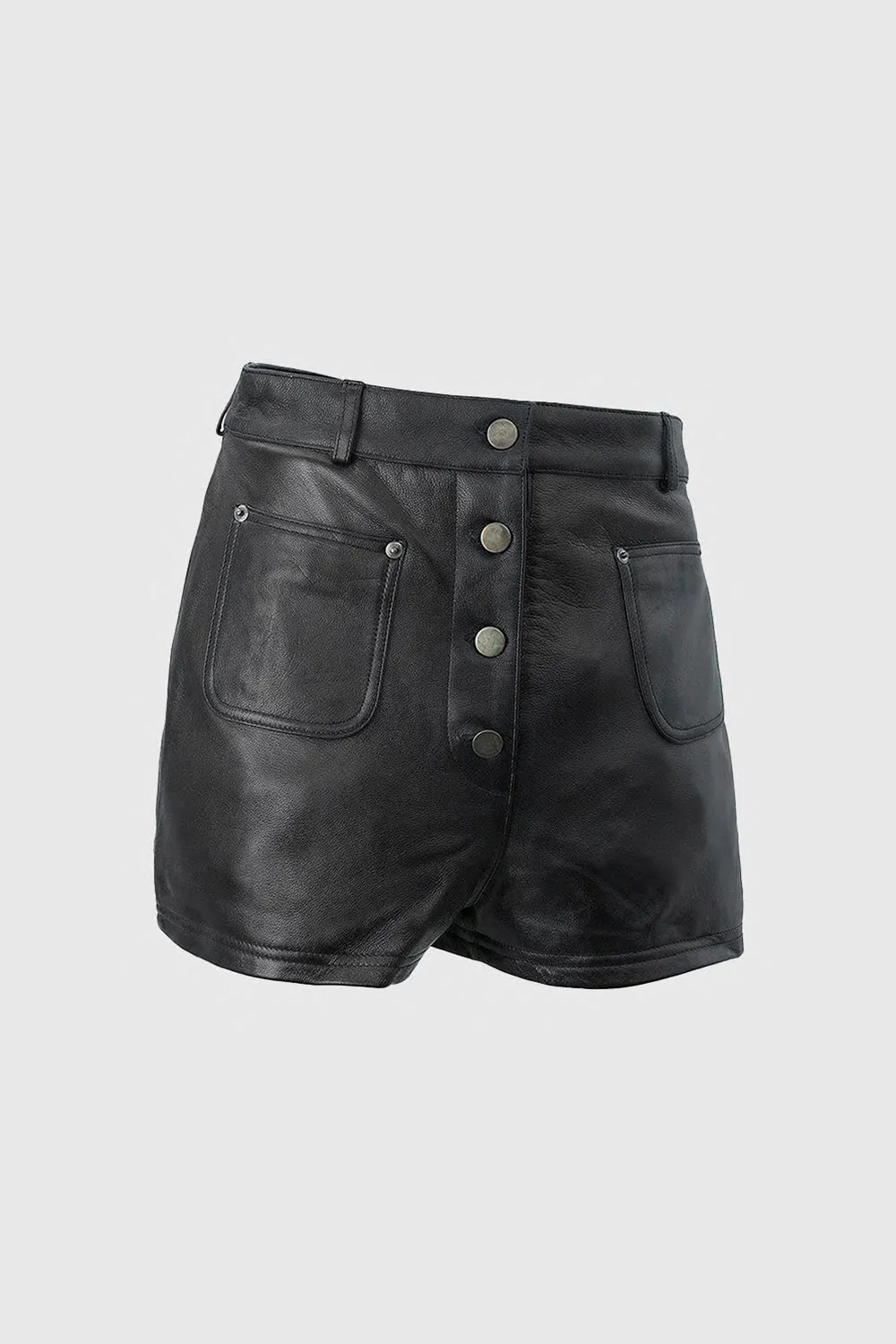 Maleni Women's Leather Shorts (POS)