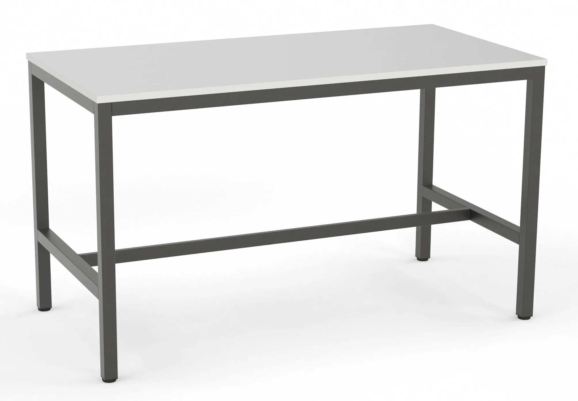 Maxis 2.1m Rectangular Bar Table - Black Frame