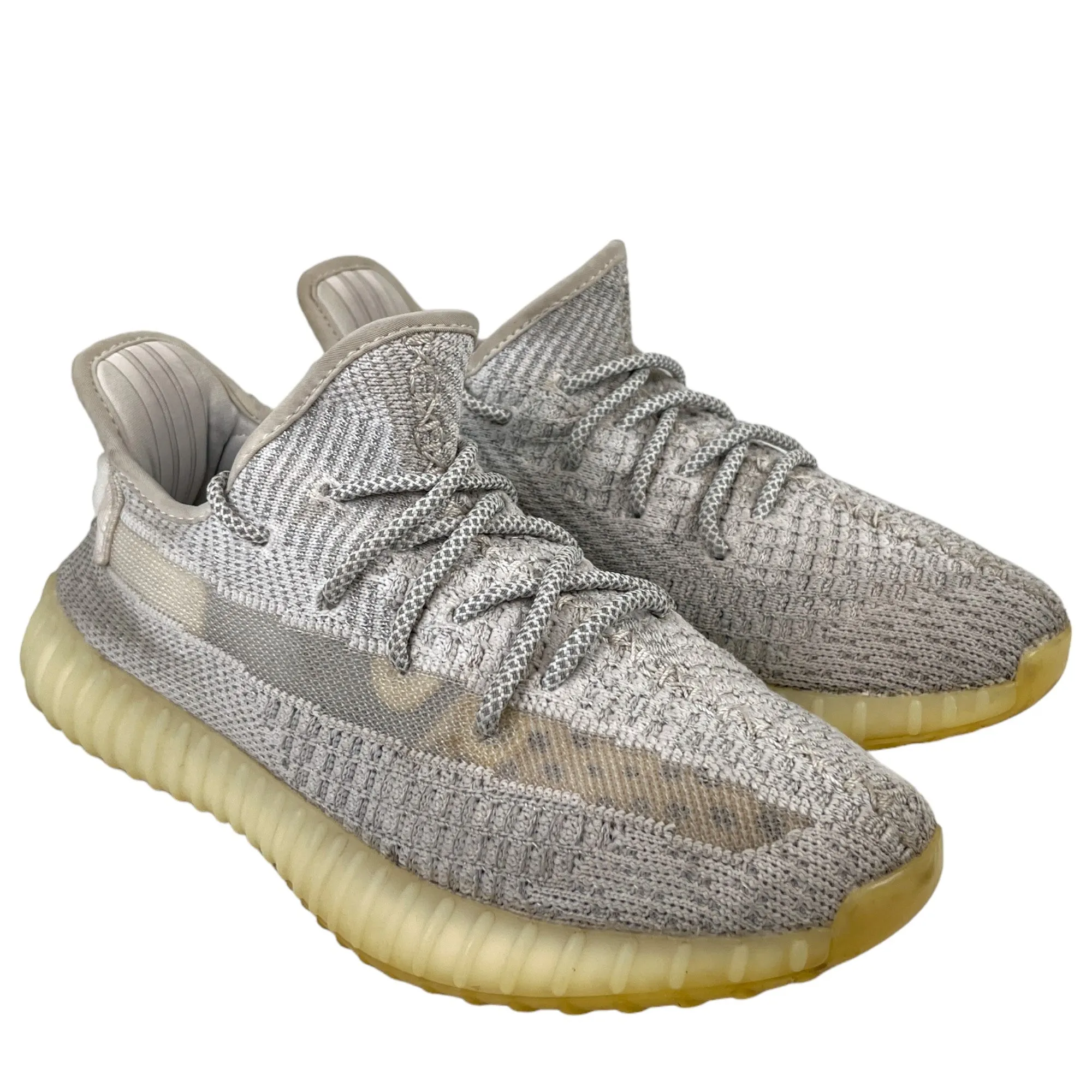 Men's Boost 350 V2 Citrin Low Trainers Grey Size EU 40.5 / UK 6.5