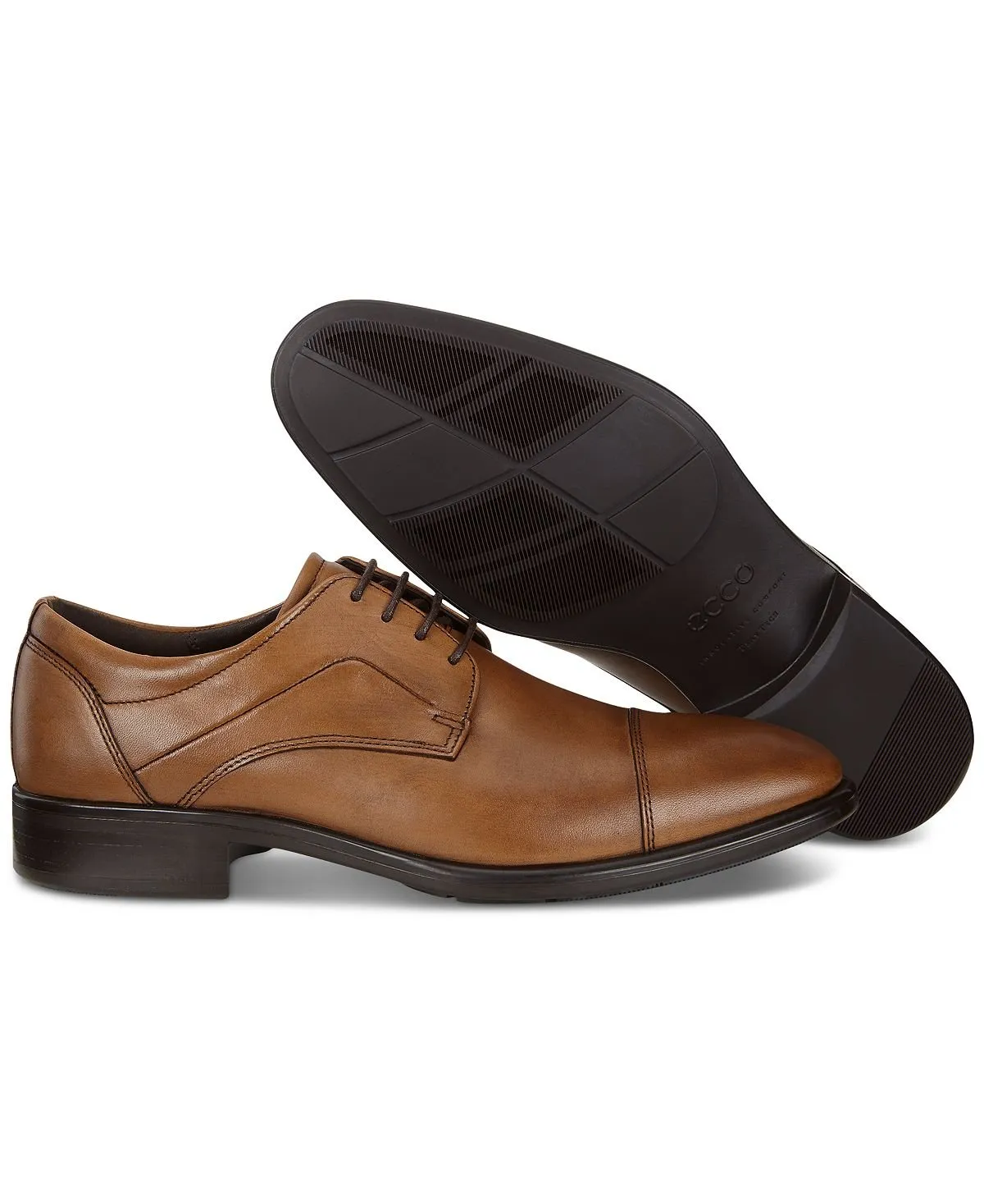 Men's oxford citytray cap toe tie Ecco