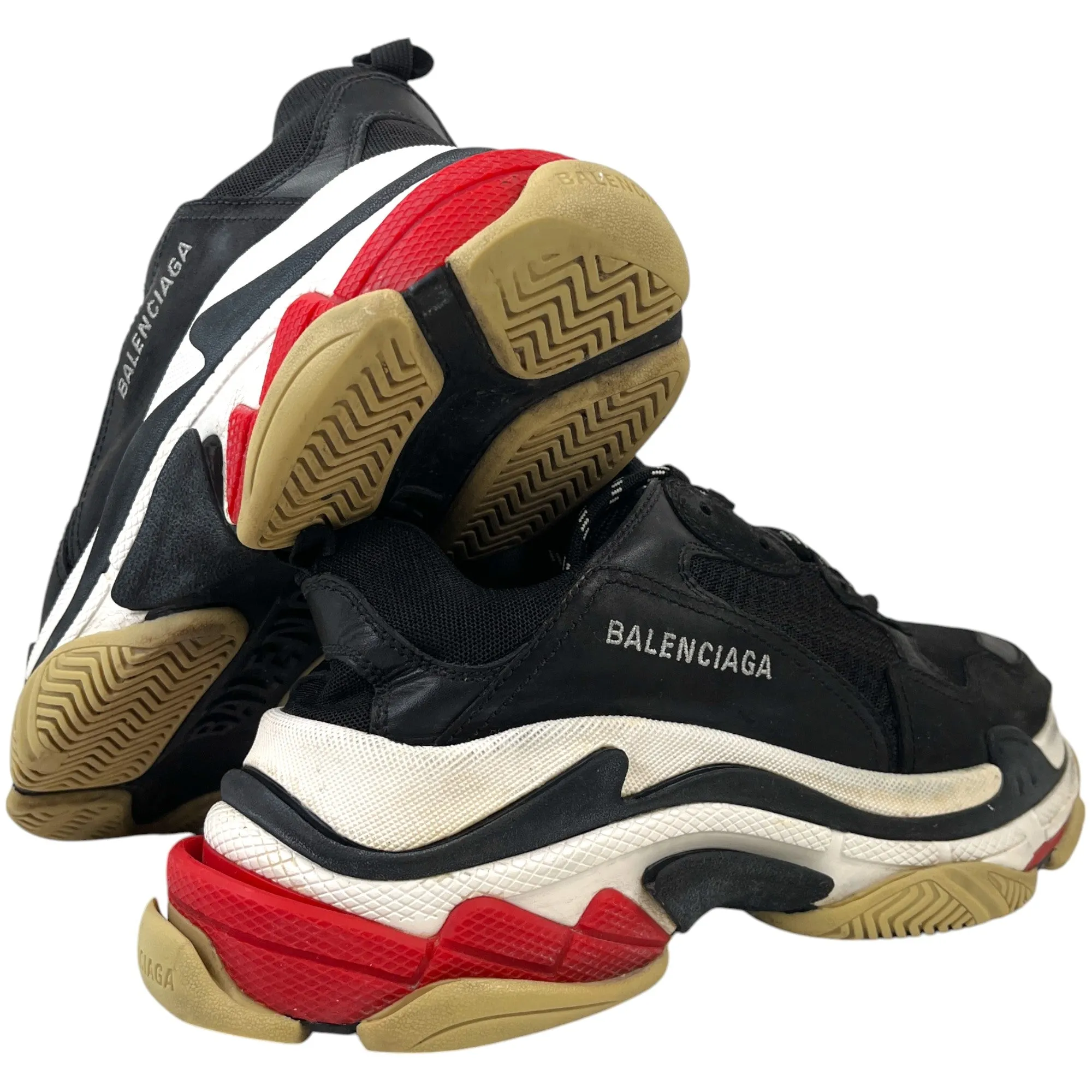 Men's Triple S Low Trainers Black Size EU 41 / UK 7