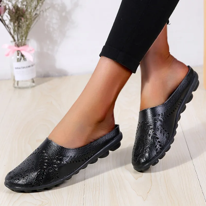 Minerva Casual Women's Hollow Flat Shoes