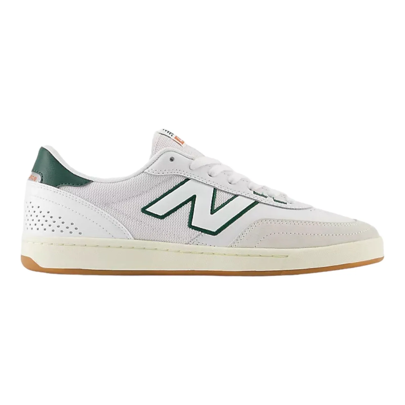 New Balance Numeric 440 V2 WGR White with forest green