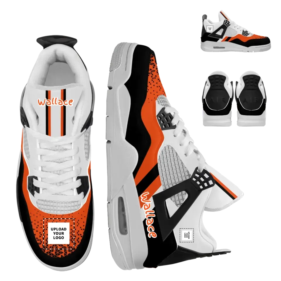 Personalized Sneakers, Custom Sneakers, Put name or business name on it, AJ4-C05115