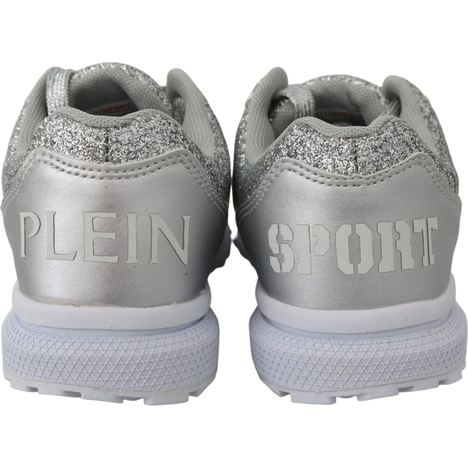 Plein Sport Chic Silver Runner Jasmines Sneakers