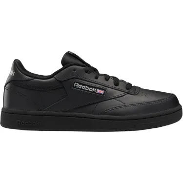 Reebok Kid's Club C GS Shoes - Black / Charcoal