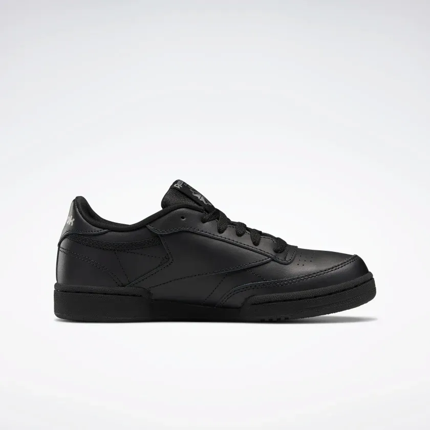 Reebok Kid's Club C GS Shoes - Black / Charcoal