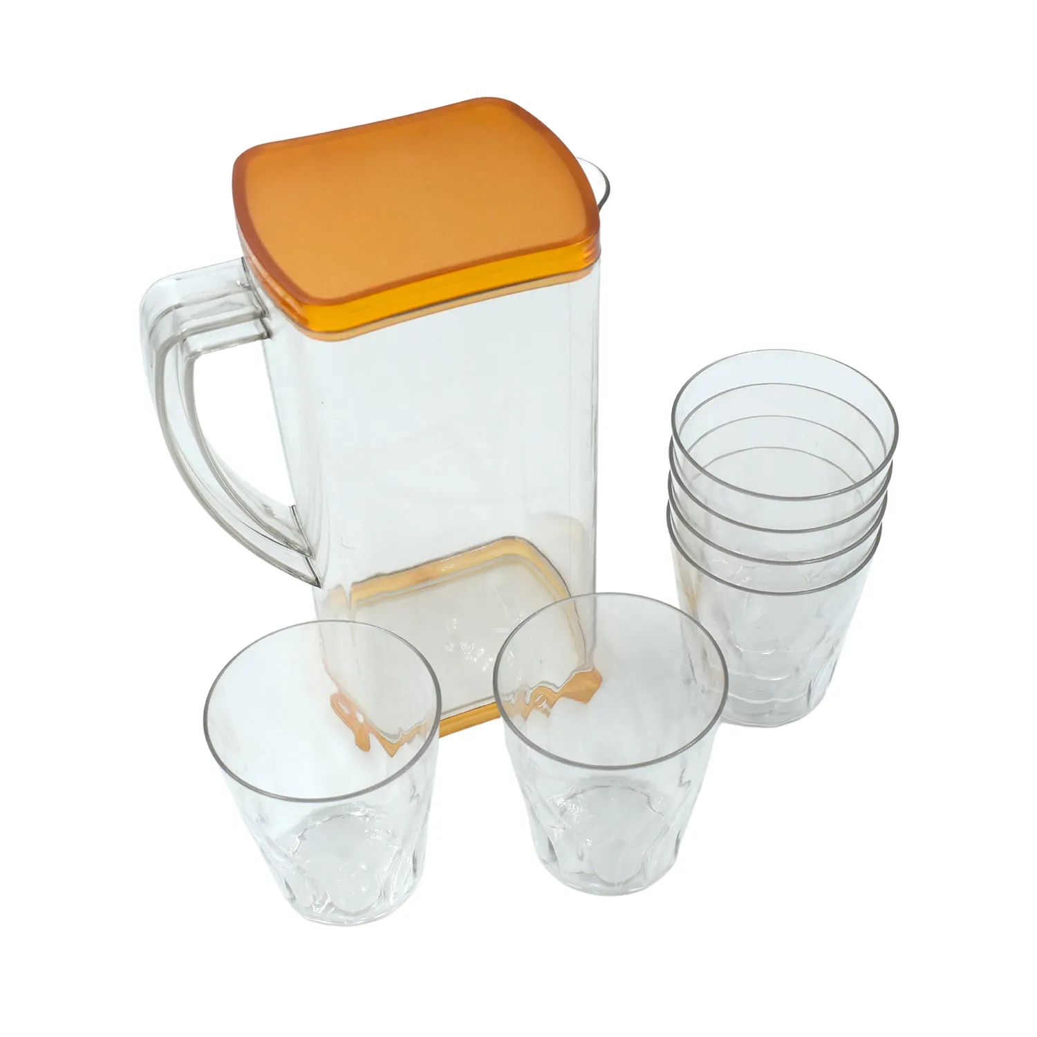 Resistant Glass Jug for Juice, Milk, Cold or Hot Beverages