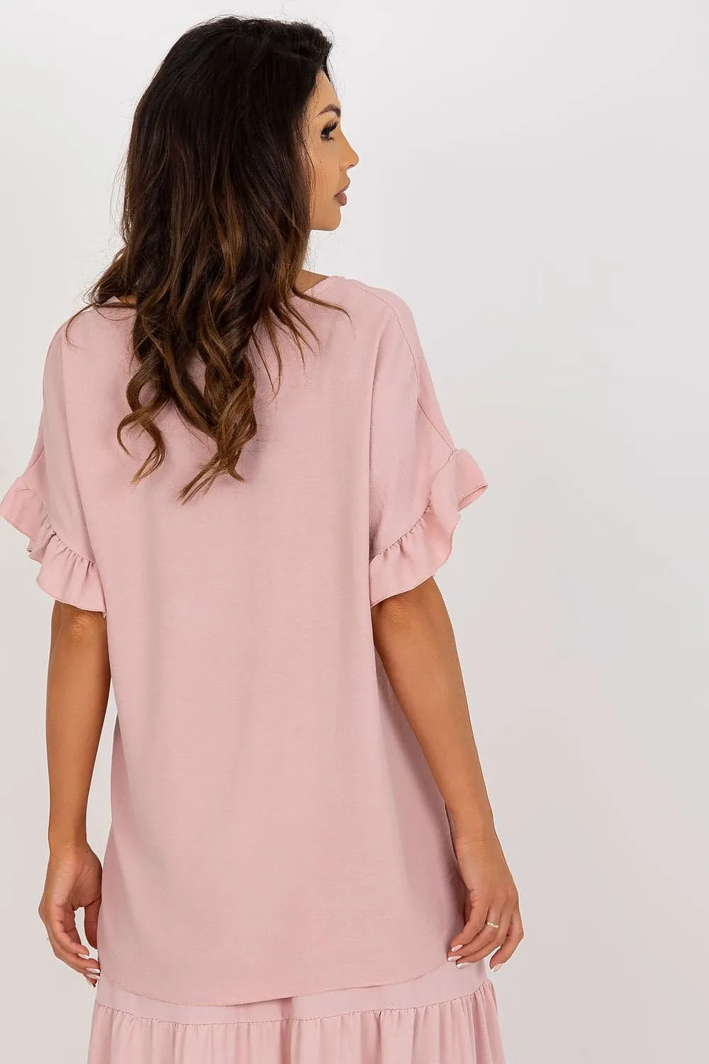 TEEK - Tilted Ruffled Blouse