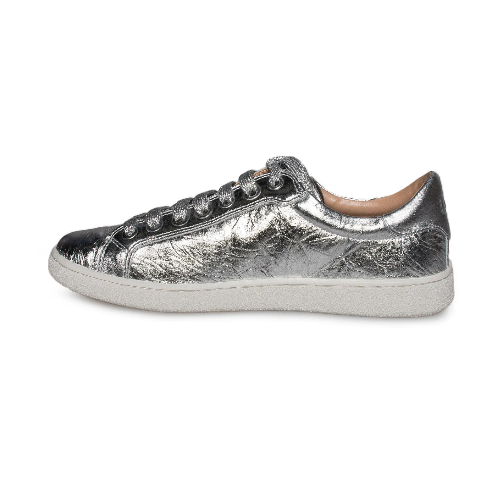 UGG Milo Metallic Silver Sneakers - Women's