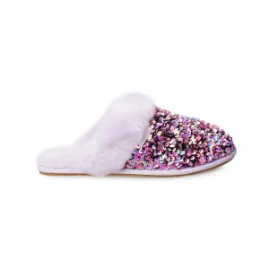 UGG Scuffette Stellar Sequin Lilac Frost Slippers - Women's