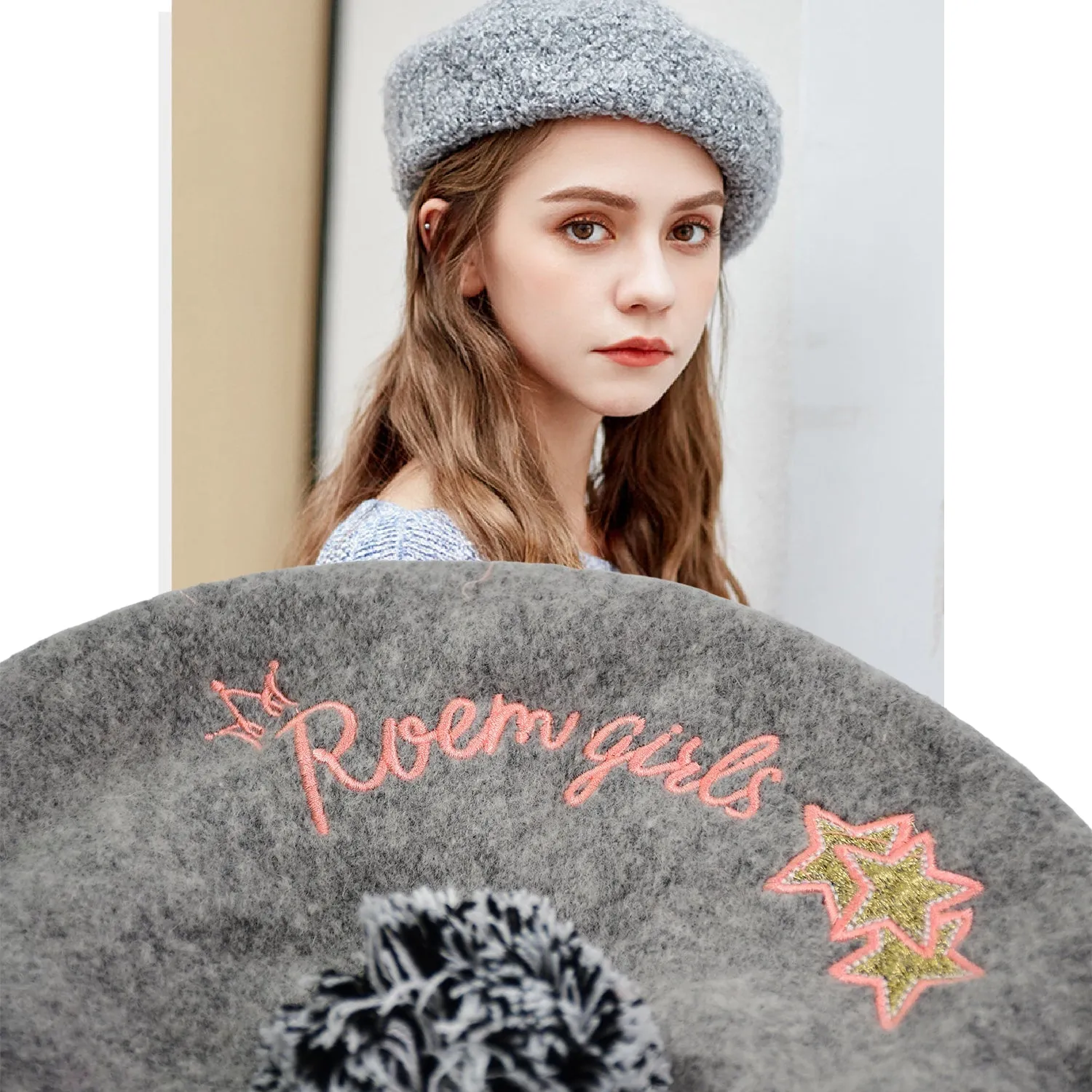 Unisex Beret Winter Cap Hat (1Pc)