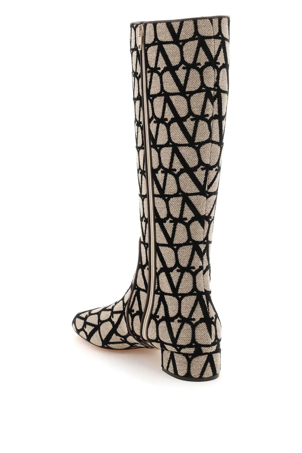 Valentino garavani vlogo type toile iconographe boots