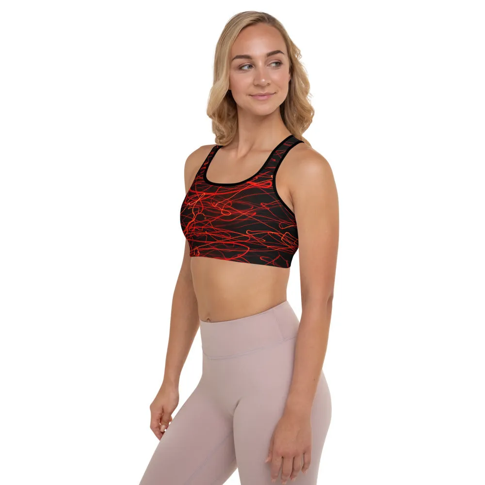 Velvet Padded Sports Bra